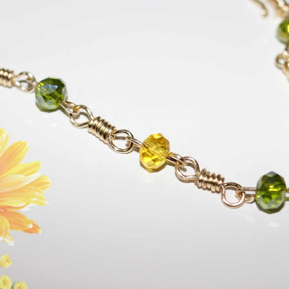 Ladies Bracelet crystal beads fancy